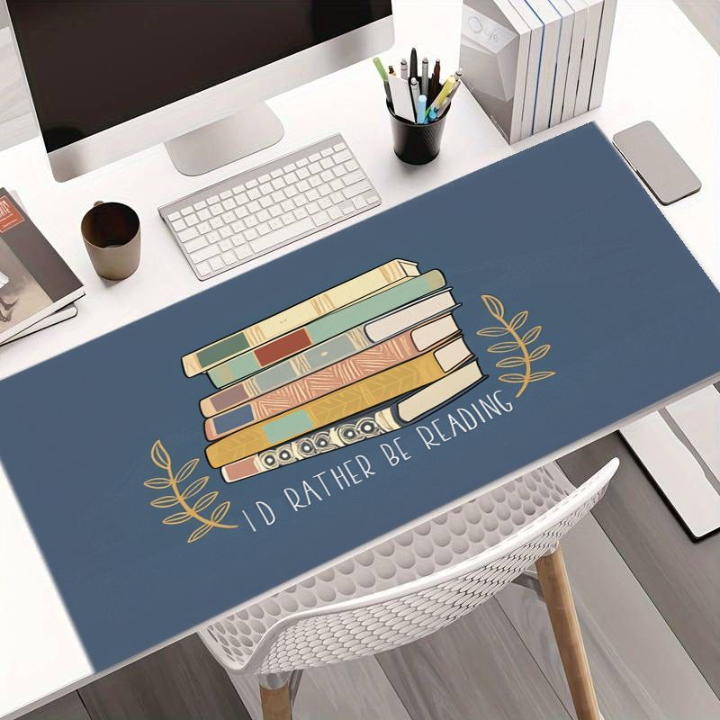 Desk Setup Art - แผ่นรองเมาส์ขนาดใหญ่ ลายเหล็กศิลปะแฟนตาซี แผ่นรองโต๊ะทำงาน ดีไซน์ตามหลักสรีรศาสตร์ ลายเมฆ มังกรบิน