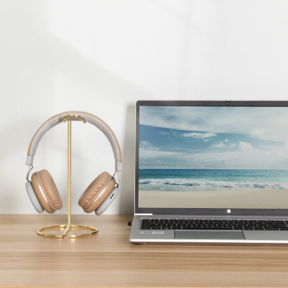 Desk Setup Headphones - ที่เก็บหูฟังขาตั้งที่วางหูฟังตั้งโต๊ะชั้นวางหูฟังตั้งโต๊ะระดับไฮเอนด์สําหรับโต๊ะคอมพิวเตอร์โต๊ะทํางานการตั้งค่าการเล่นเกม