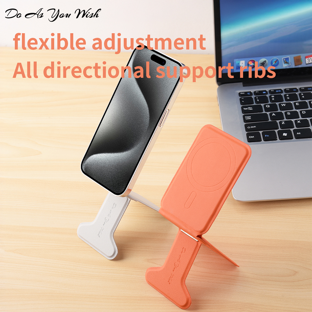 Desk Setup Apple - ที่วางโทรศัพท์อเนกประสงค์แบบแม่เหล็ก ที่วางโทรศัพท์แบบพกพาสำหรับ iPhone Samsung Xiaomi Huawei