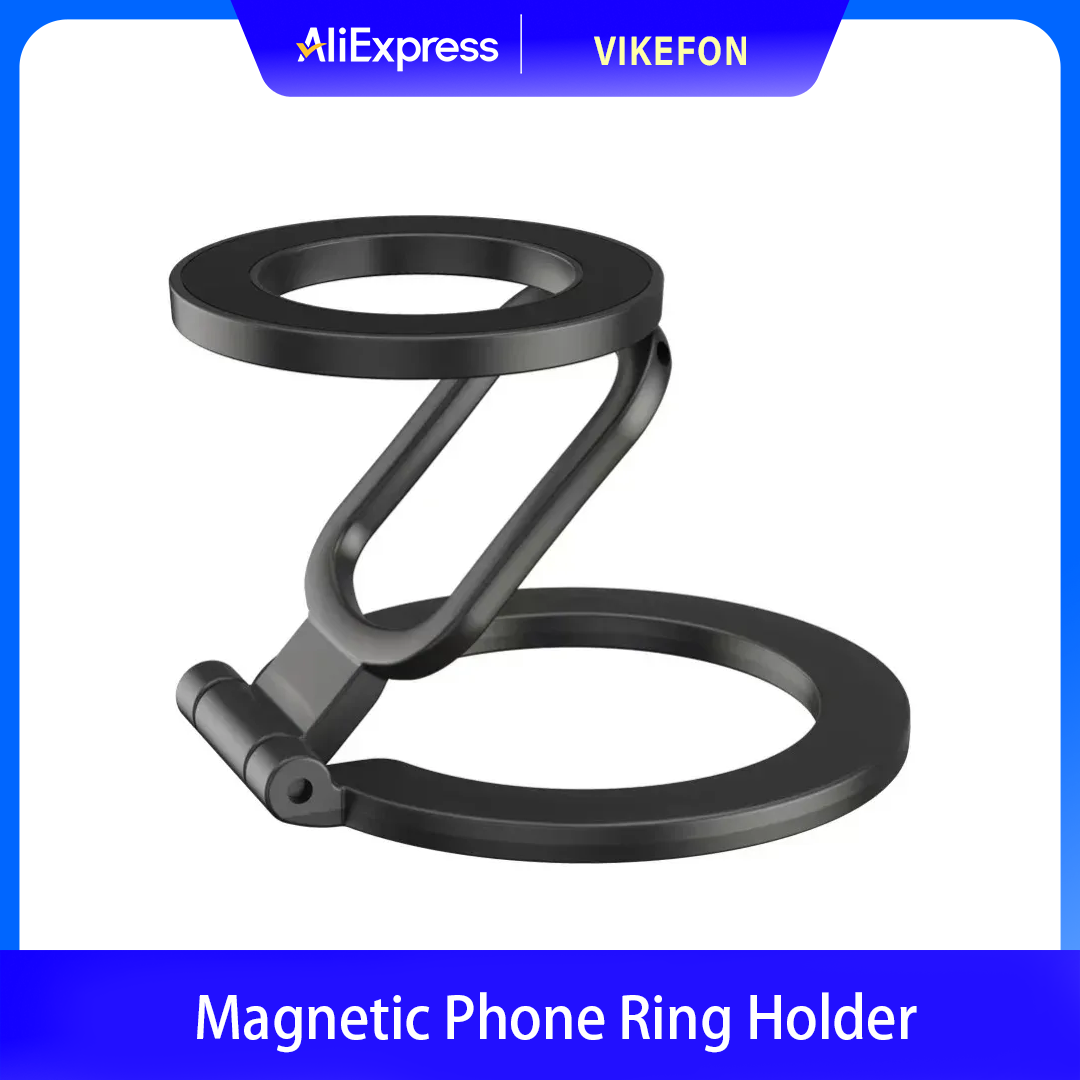 Dual Phone Holder - ที่วางโทรศัพท์แบบแม่เหล็ก Magsafe พร้อมวงแหวนแม่เหล็กคู่ สำหรับตั้งโทรศัพท์มือถือบนโต๊ะ ใช้ได้กับ iPhone