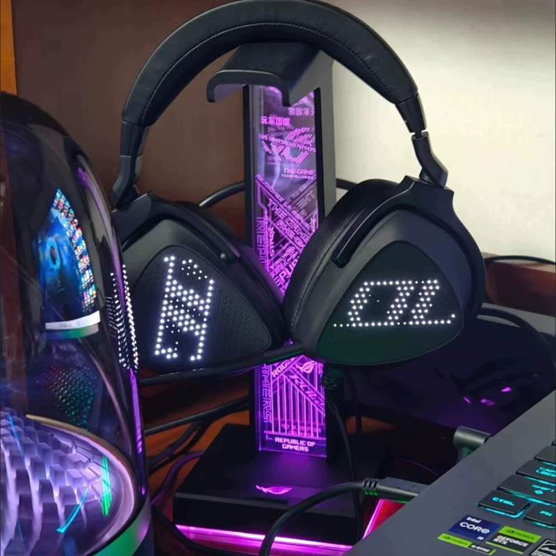 Desk Setup Headphones - ขาตั้งหูฟังสำหรับเล่นเกม RGB พร้อม Aura Sync ใช้พลังงานจาก