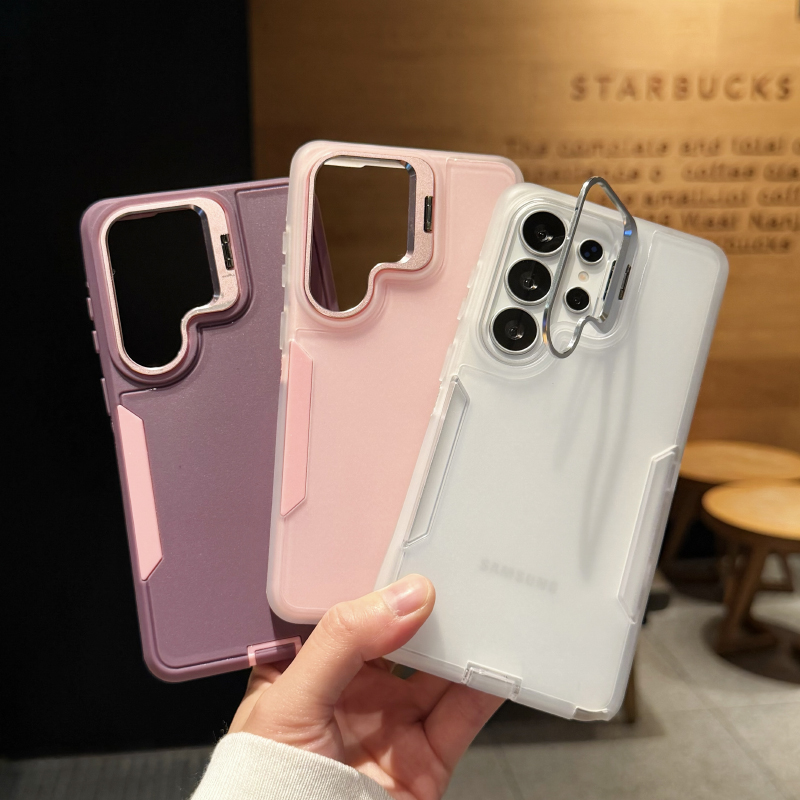 Dual Phone Holder - เคสโทรศัพท์แบบกันกระแทก H Soft TPU+Hard PC 2-in-1