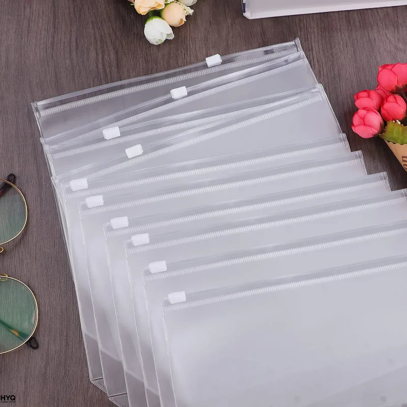 Ring Binder Box - 8-48 ชิ้น ซองใส่เอกสารแบบซิปใส 6 รู ขนาด
