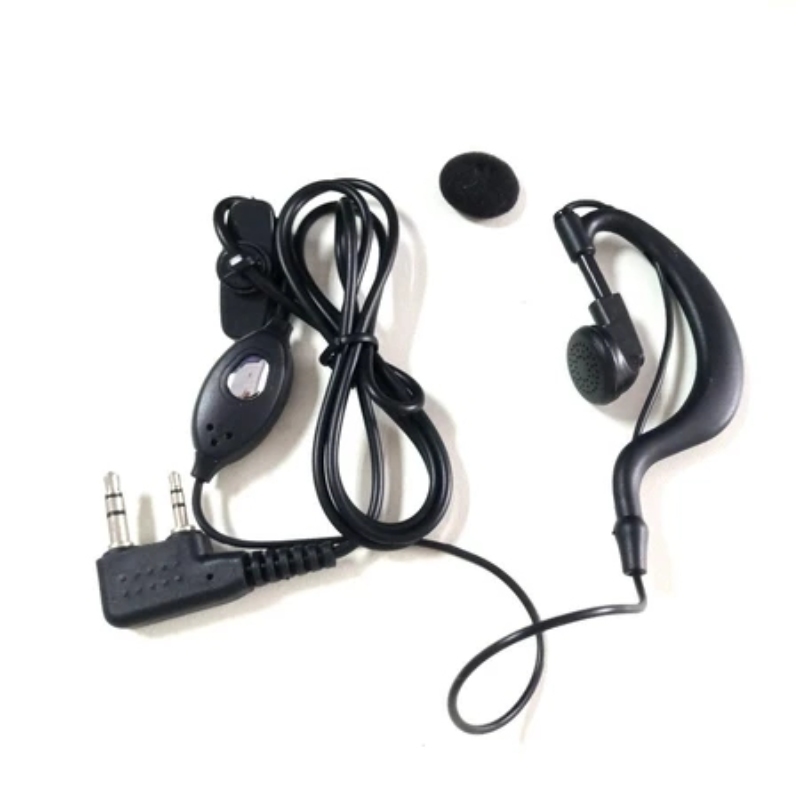 Headphone Hook Under - Baofeng หูฟัง uv5r หูฟัง PTT พร้อมไมโครโฟนในหูฟังหูฟังพอร์ต