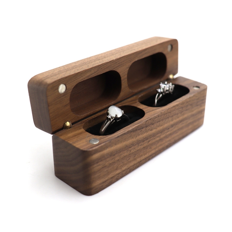 Ring Binder Box - ZB91 กล่องแหวนสำหรับงานแต่งงานไม้ผู้ถือแหวนคู่สำหรับงานแต่งงาน