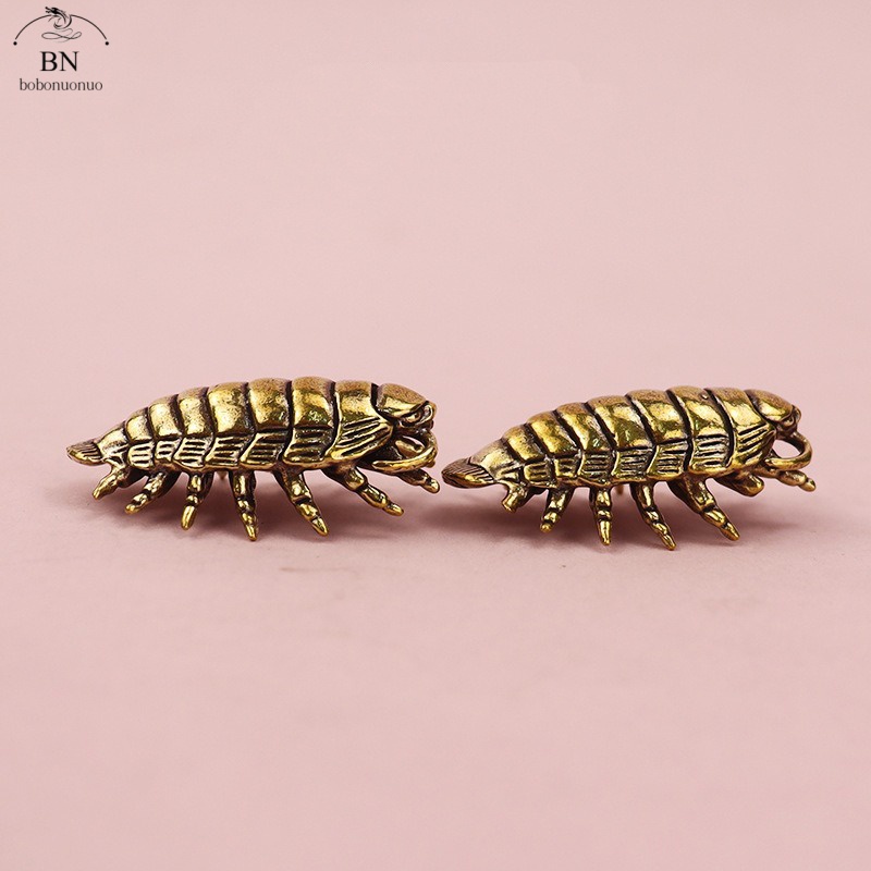 Desk Setup Design - 23.2g Giant Isopod Solid Brass Living