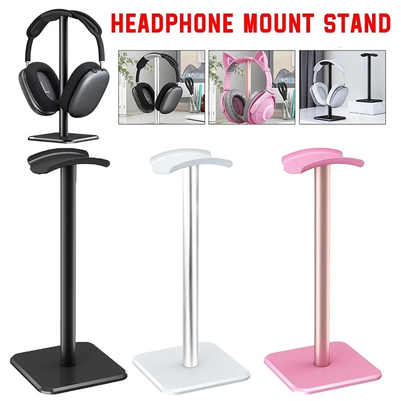 Headphone Hook Under - ที่วางหูฟังพลาสติกอเนกประสงค์ 1 ชิ้น สำหรับเกมมิ่ง ที่แขวนหูฟังแบบตั้งโต๊ะ ที่จัดระเบียบหูฟัง