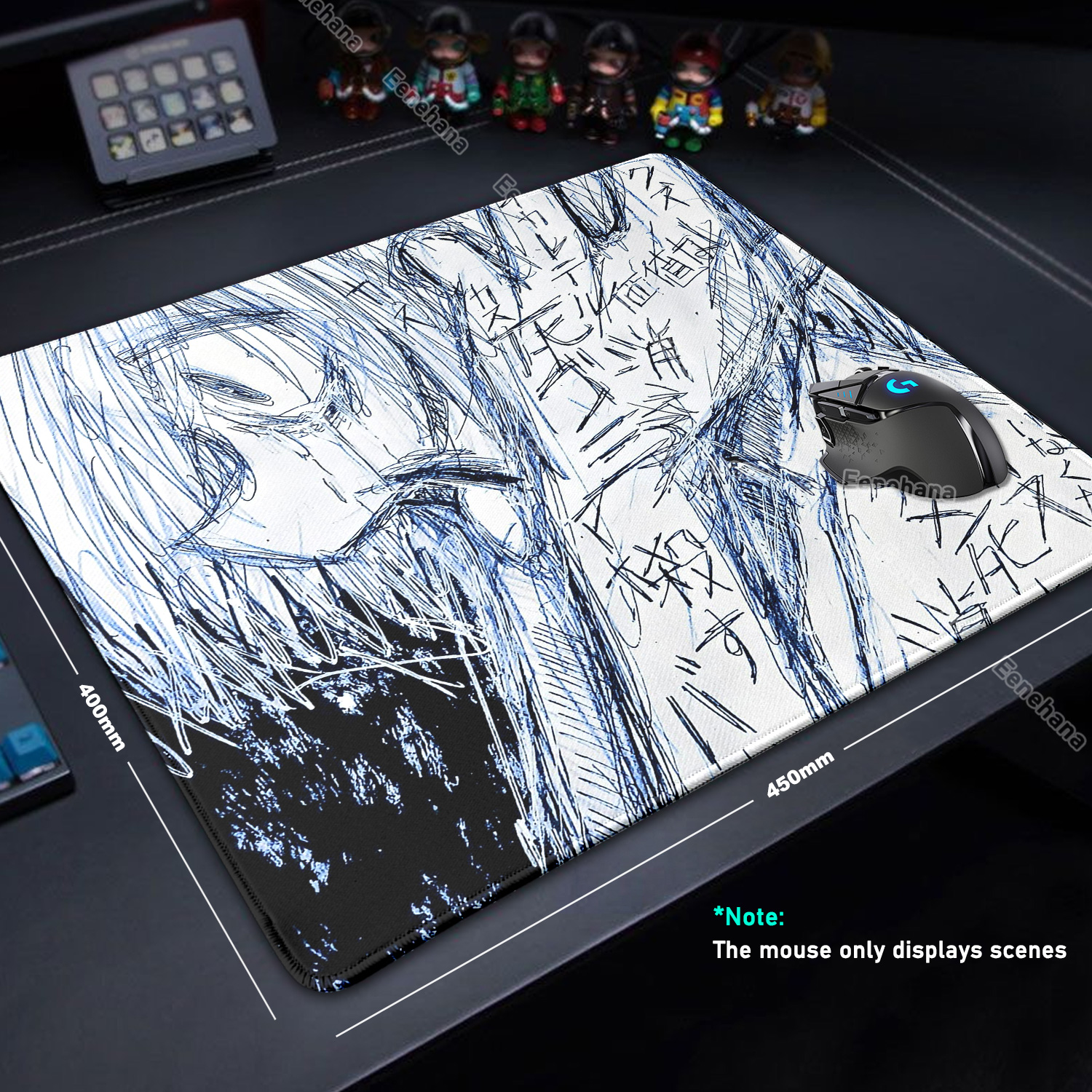 แผ่นรองเมาส์ลายการ์ตูนสาวอนิเม - Desk Setup Accessories Aesthetic บทวิจารณ์และราคา