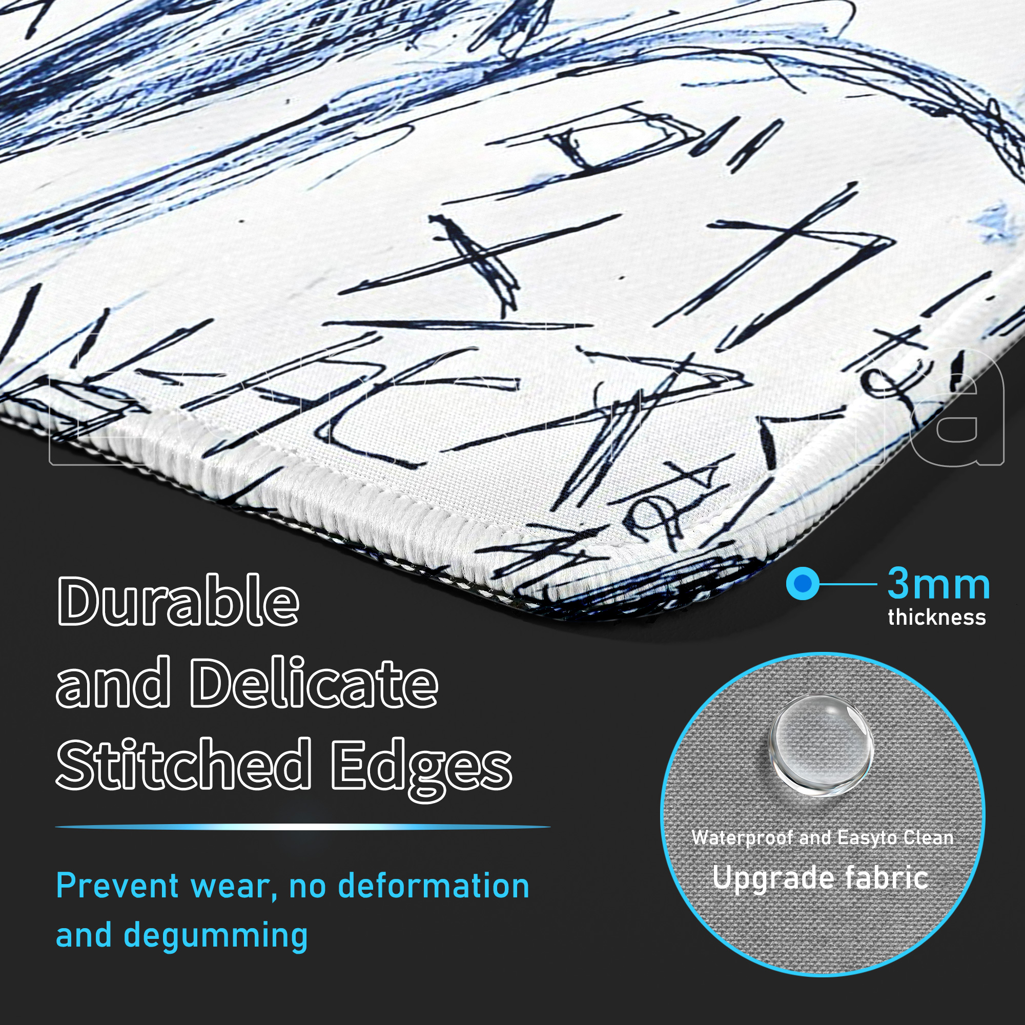 แผ่นรองเมาส์ลายการ์ตูนสาวอนิเม - Desk Setup Accessories Aesthetic บทวิจารณ์และราคา