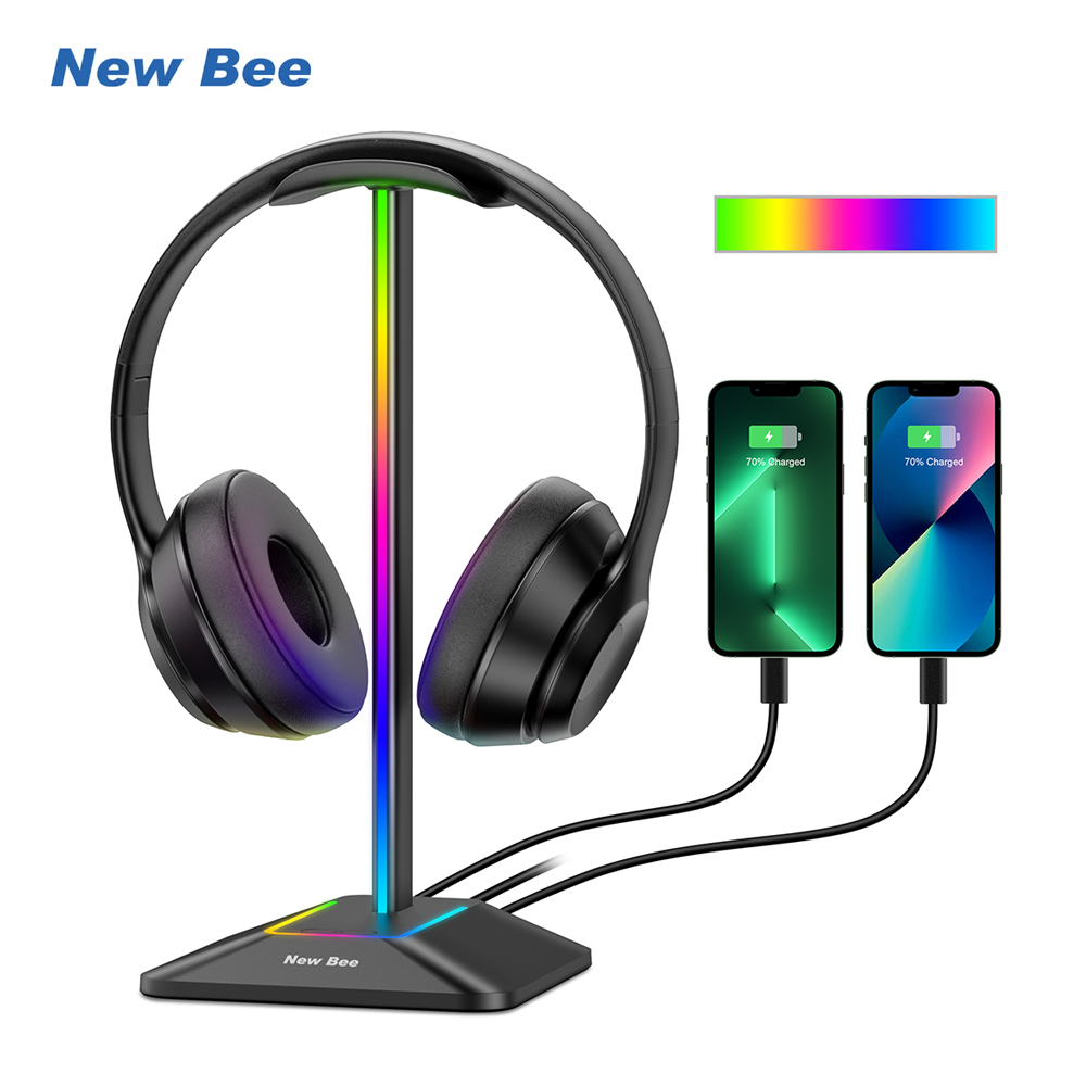 ใหม่ Bee Z8 RGB หูฟัง Stand Ho - Headphone Hook Under บทวิจารณ์และราคา