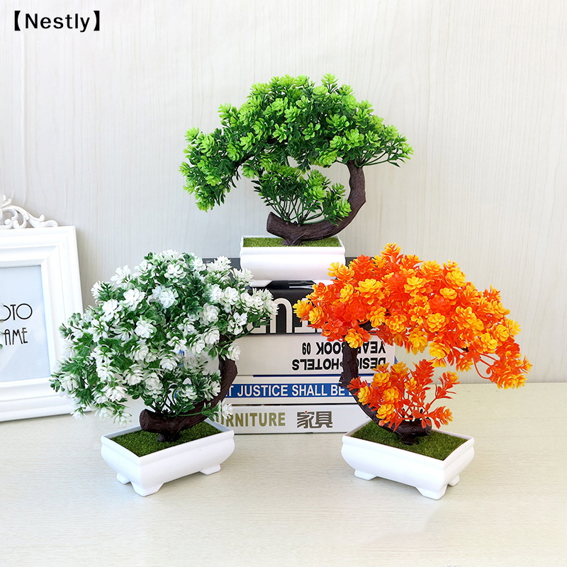 ต้นบอนไซปลอม ต้นไม้ประดิษฐ์ ขอ - Plant Pot Small Desk บทวิจารณ์และราคา