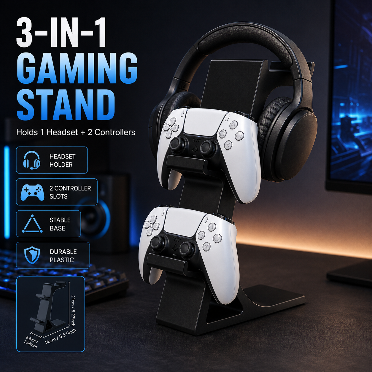 ขาตั้งคอนโทรลเลอร์เกม ที่วางหู - Desk Setup Headphones บทวิจารณ์และราคา