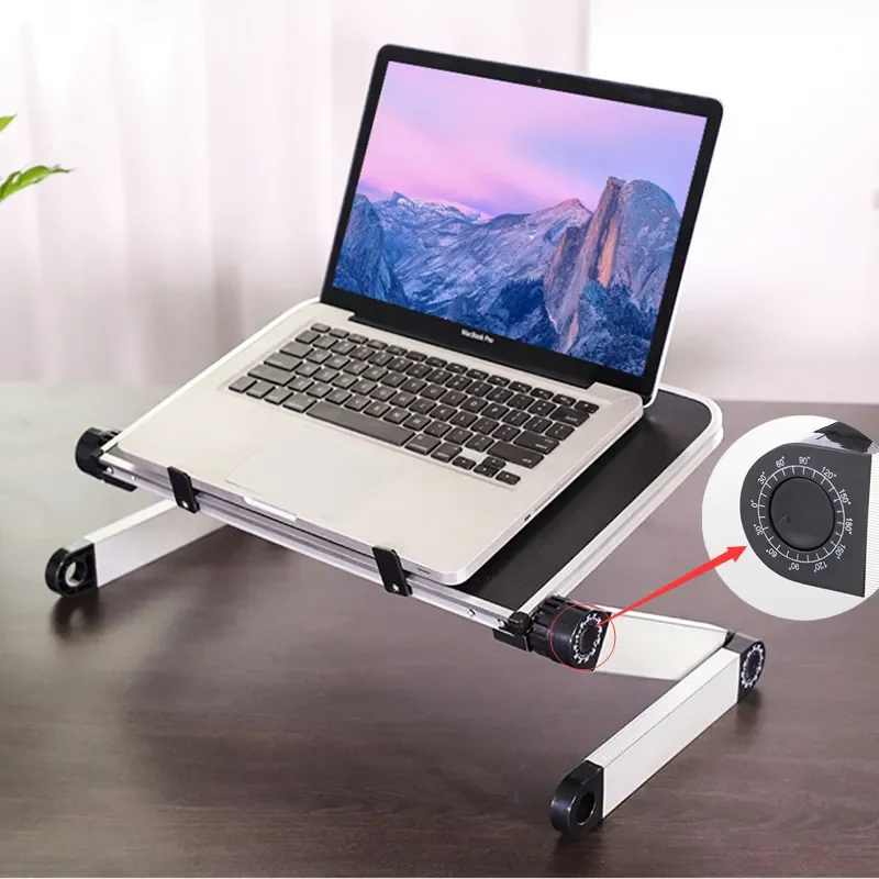 ขาตั้งแล็ปท็อปแบบปรับได้พร้อมพ - Desk Setup Pc บทวิจารณ์และราคา
