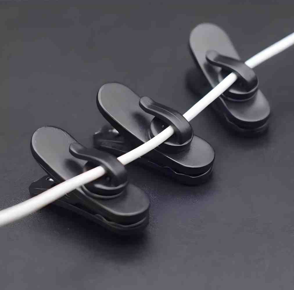 คลิปหนีบสายหูฟังแบบหมุนได้ 10  - Headphone Hook Under บทวิจารณ์และราคา