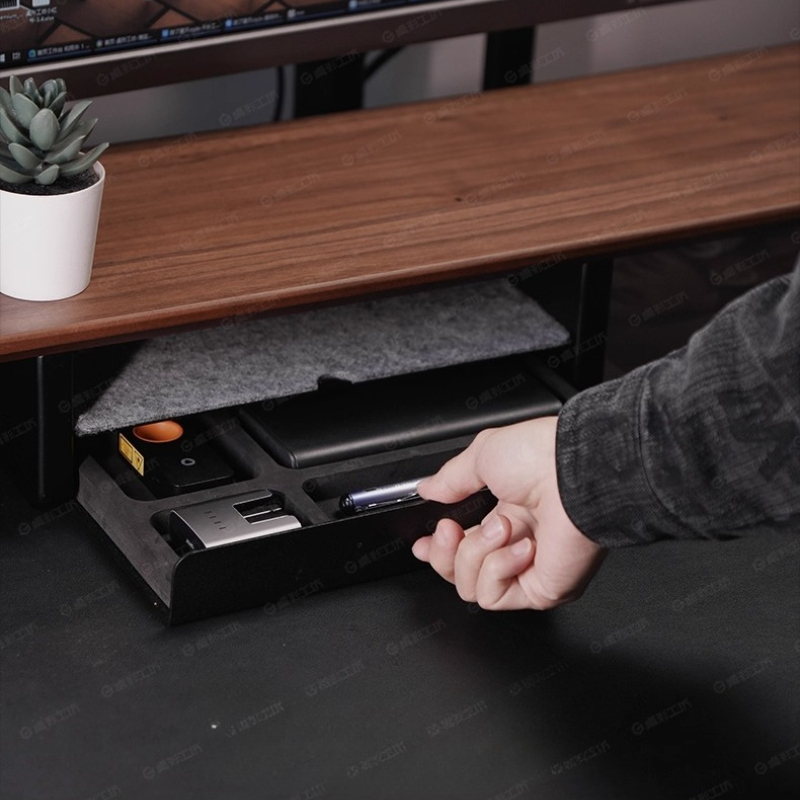 ขาตั้งจอพร้อมลิ้นชักเก็บของ อุ - Desk Setup Home บทวิจารณ์และราคา