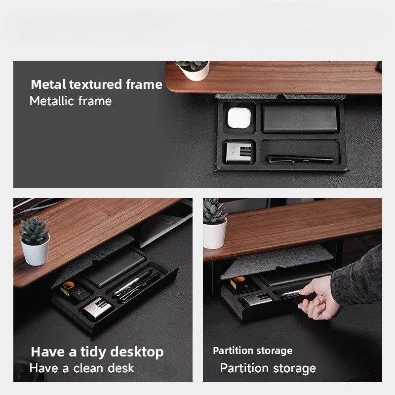ขาตั้งจอพร้อมลิ้นชักเก็บของ อุ - Desk Setup Home บทวิจารณ์และราคา