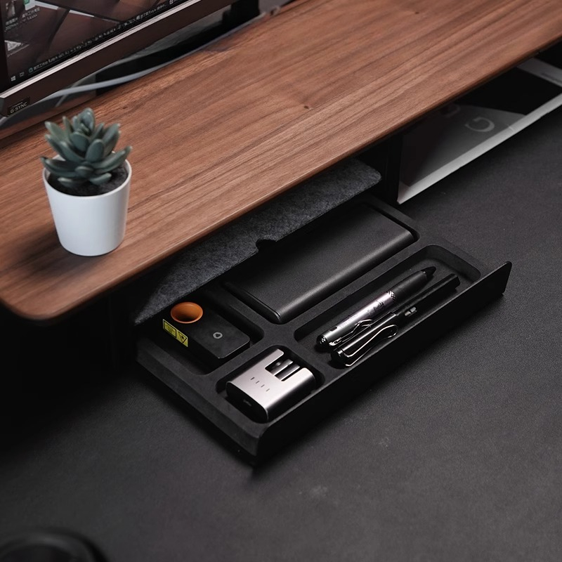 ขาตั้งจอพร้อมลิ้นชักเก็บของ อุ - Desk Setup Home บทวิจารณ์และราคา