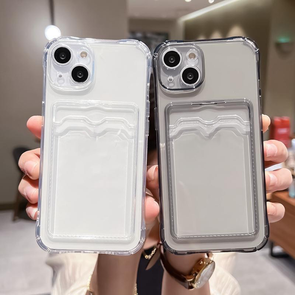 เคสใสใส่บัตรสำหรับ iPhone 17 p - Dual Phone Holder บทวิจารณ์และราคา