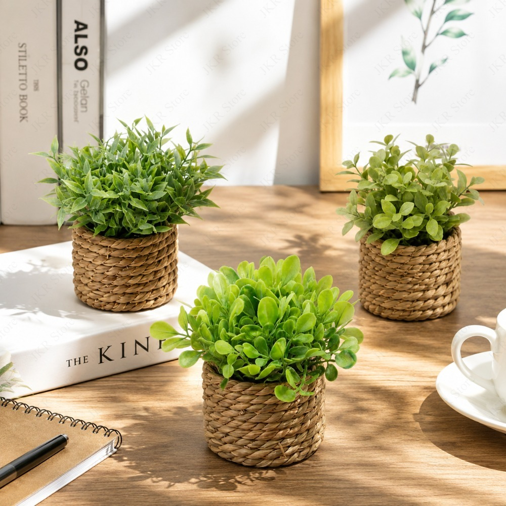 ต้นไม้ปลอมขนาดเล็กในกระถาง ต้น - Plant Pot Small Desk บทวิจารณ์และราคา
