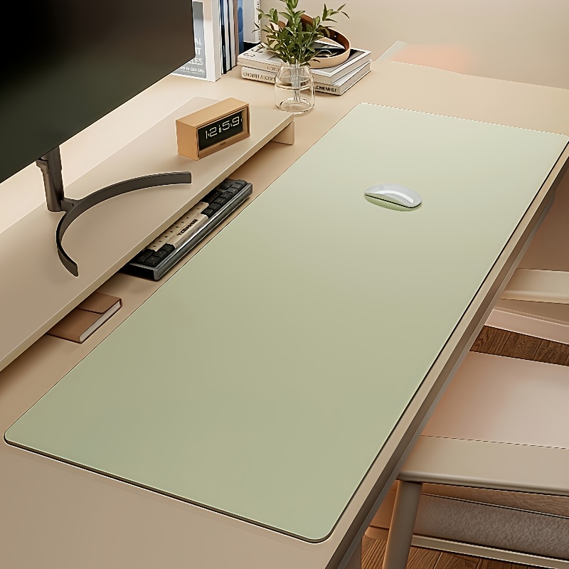 แผ่นรองเมาส์หนัง PU ขนาดใหญ่ 1 - Desk Setup Clean บทวิจารณ์และราคา