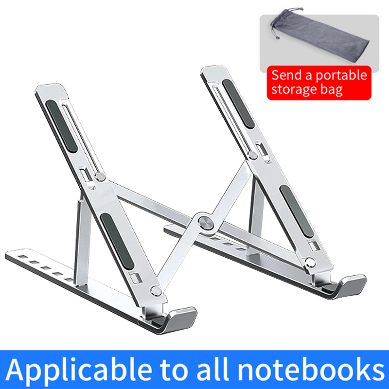 โลหะแบบพกพาขาตั้งแล็ปท็อปพับได - Desk Setup Macbook บทวิจารณ์และราคา