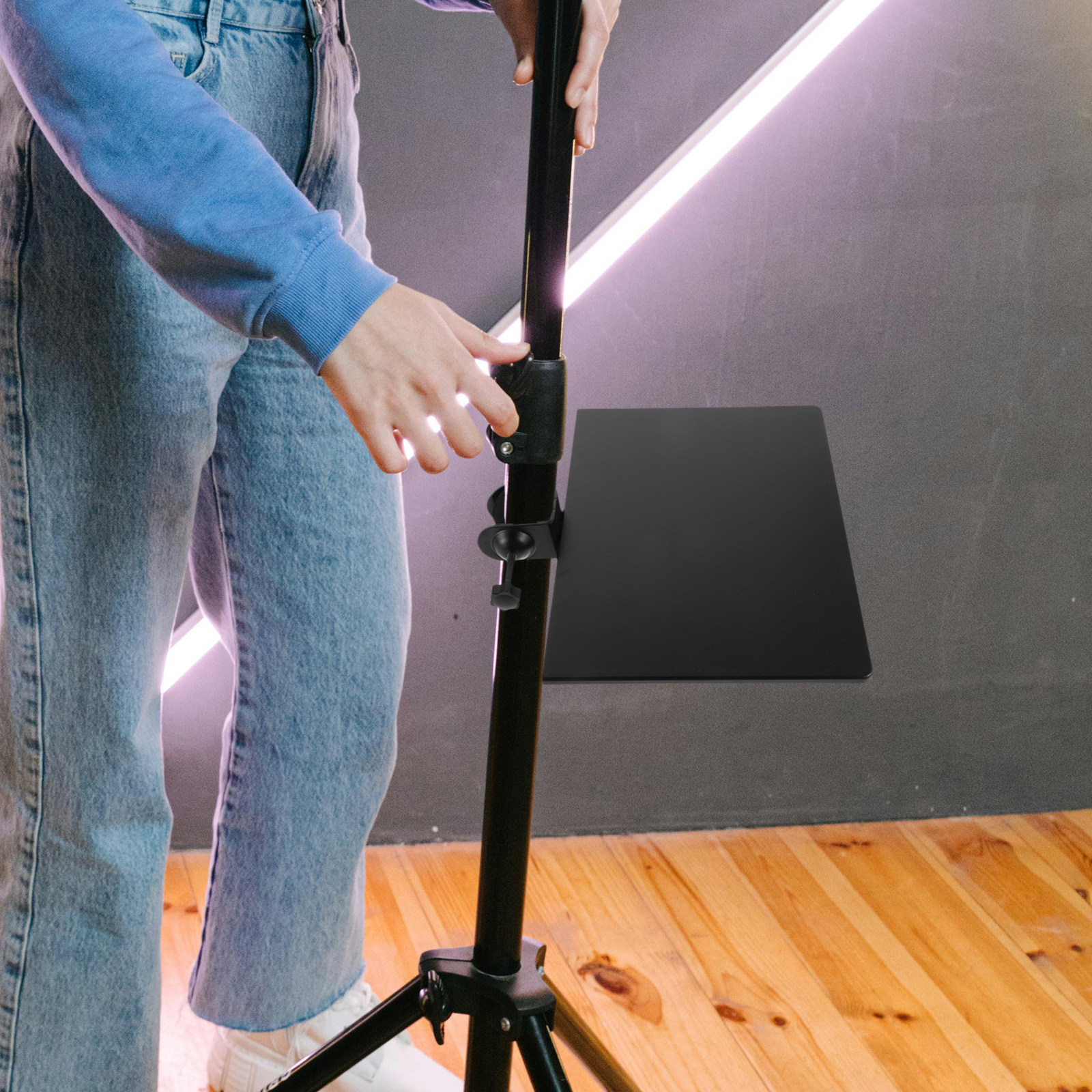 ขาตั้งไมโครโฟนโลหะแข็งแรง ปรับ - Desk Setup Streaming บทวิจารณ์และราคา