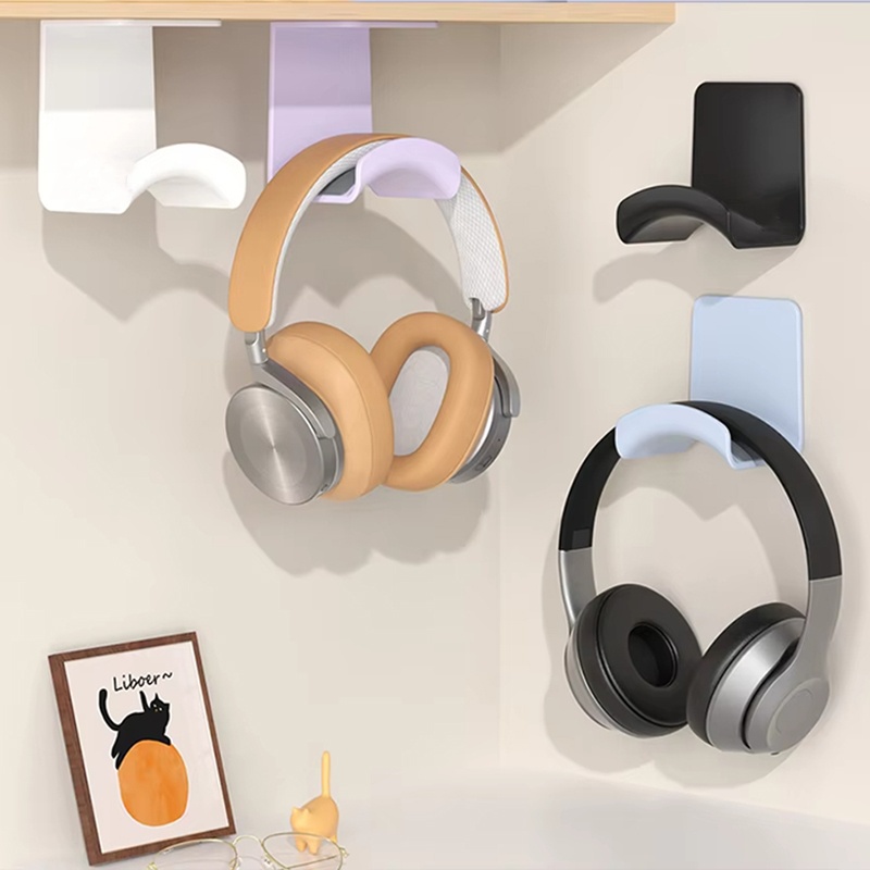 2 ชิ้น ที่วางหูฟังแบบติดผนังพล - Headphone Hook Under บทวิจารณ์และราคา