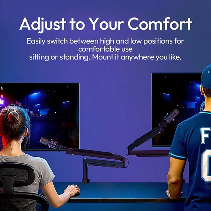 AT82-ZJ05 สำหรับไมโครโฟนแบบปรั - Desk Setup Streaming บทวิจารณ์และราคา