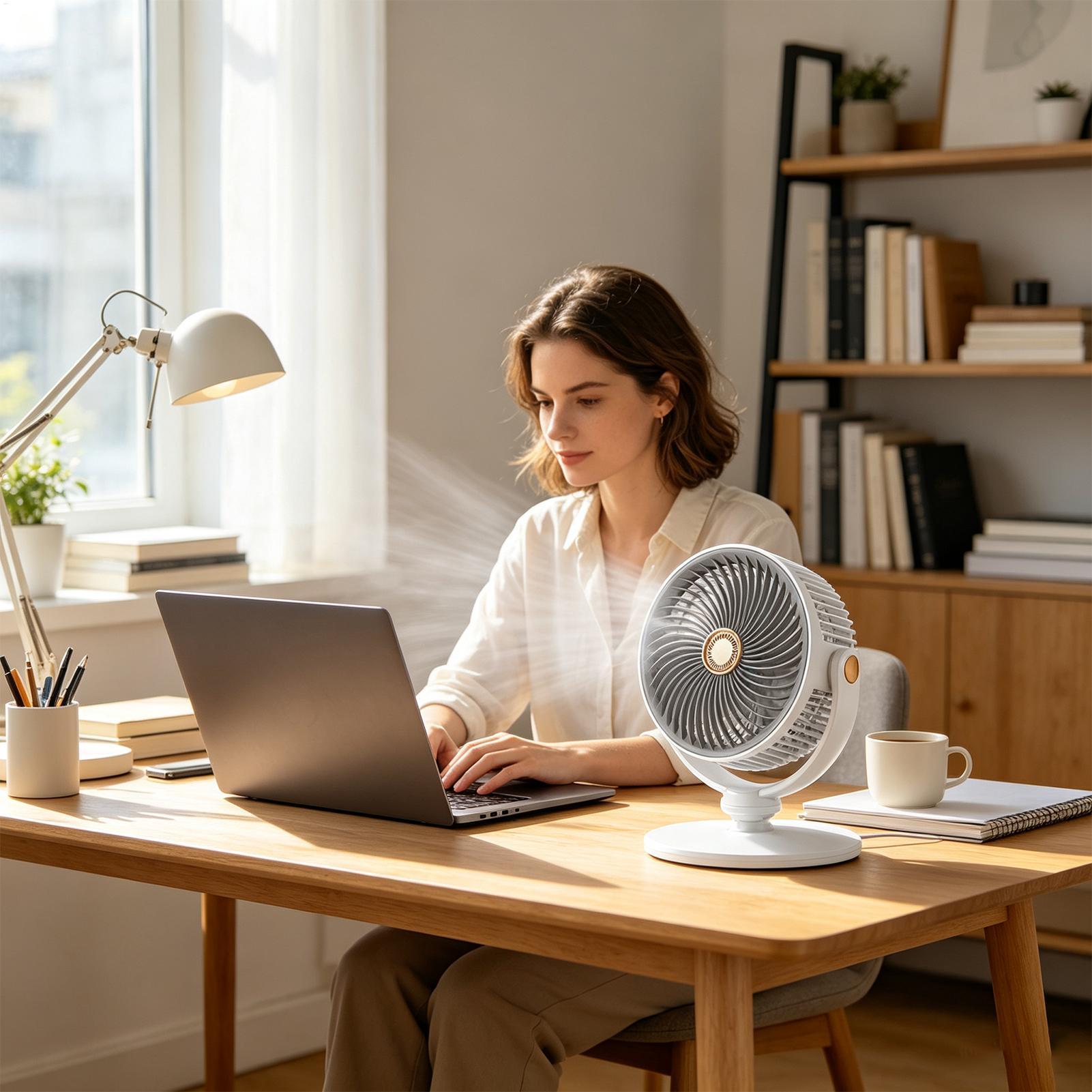 พัดลมตั้งพื้น ปรับความสูงได้ พ - Desk Setup Home บทวิจารณ์และราคา