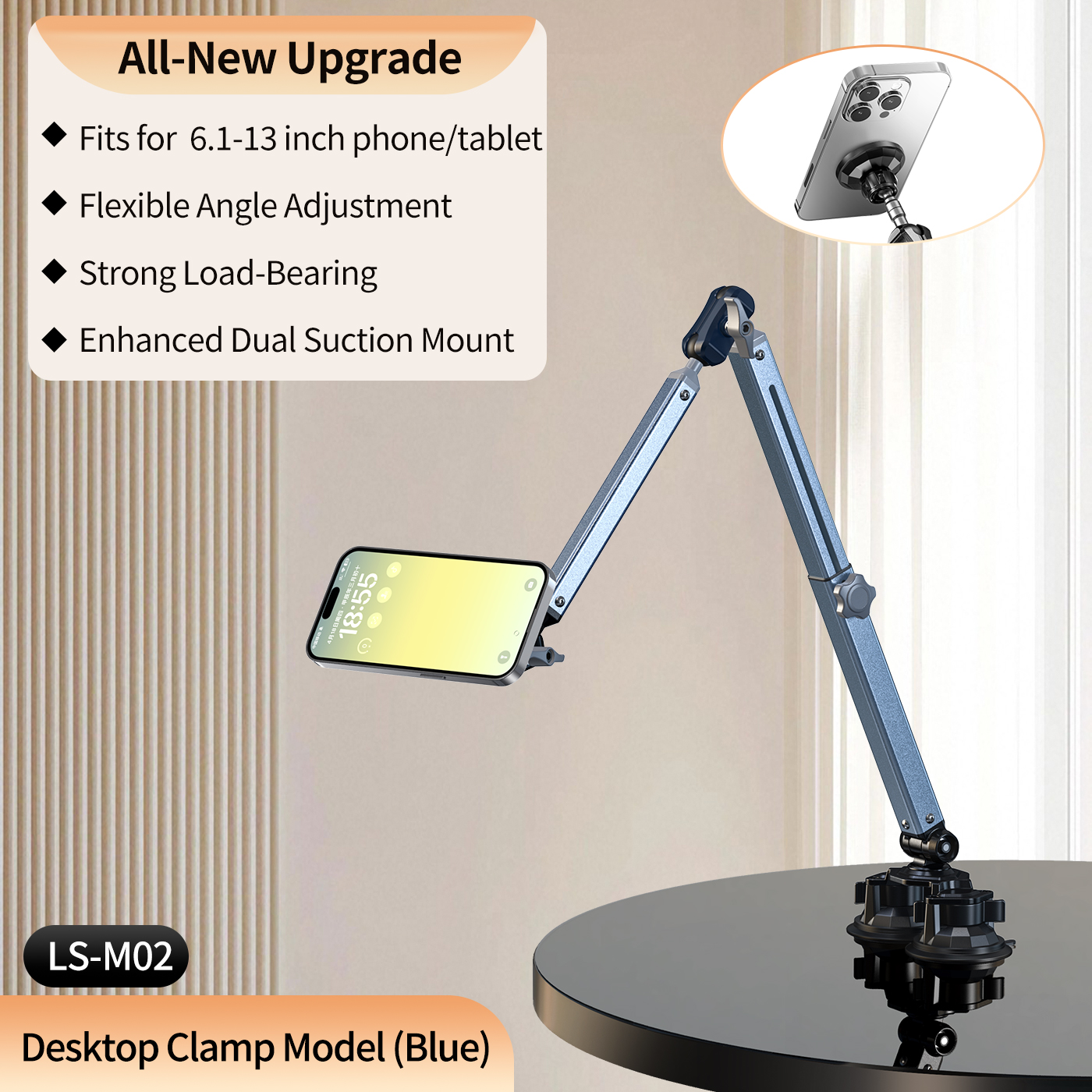 ขาตั้งแท็บเล็ตแม่เหล็กแบบหนีบแ - Dual Phone Holder บทวิจารณ์และราคา