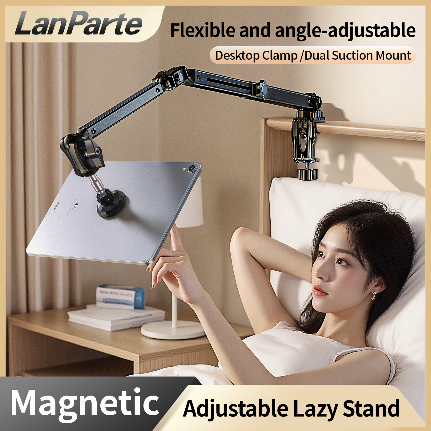 ขาตั้งแท็บเล็ตแม่เหล็กแบบหนีบแ - Dual Phone Holder บทวิจารณ์และราคา