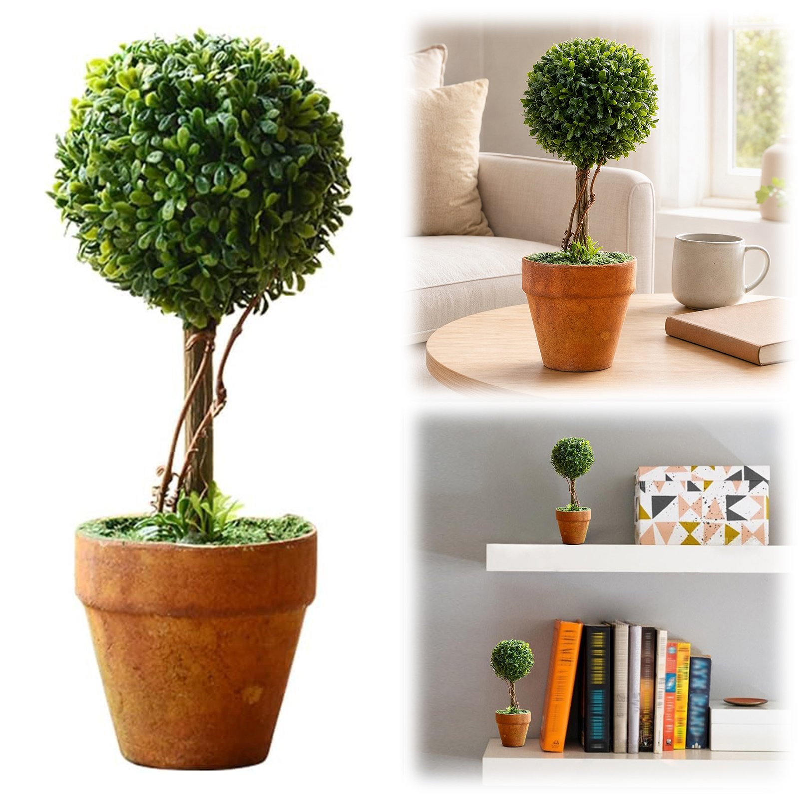 ของตกแต่งชั้นวางต้นไม้ปลอมขนาด - Plant Pot Small Desk บทวิจารณ์และราคา