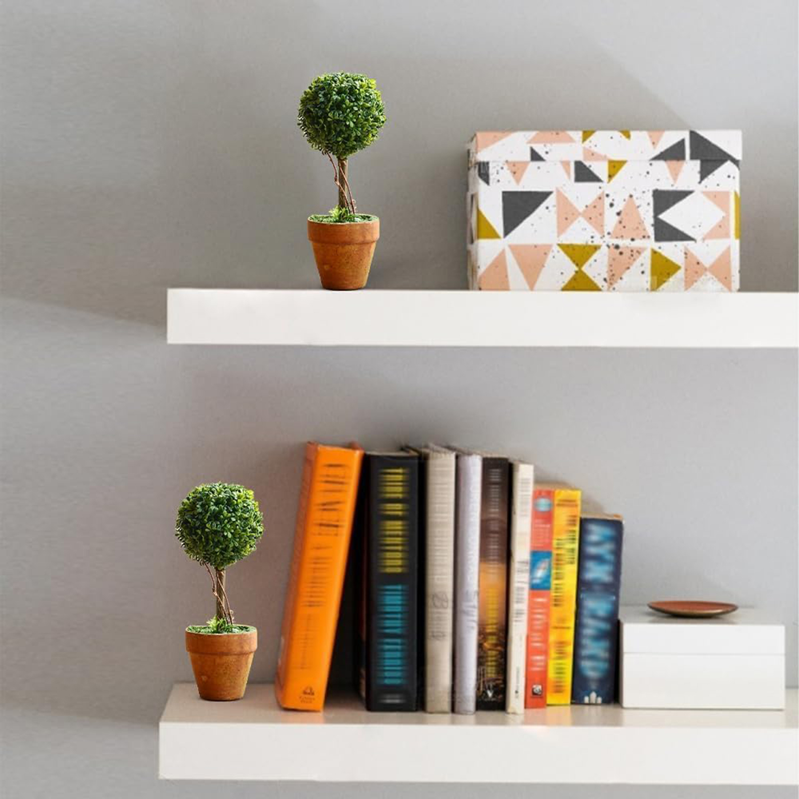 ของตกแต่งชั้นวางต้นไม้ปลอมขนาด - Plant Pot Small Desk บทวิจารณ์และราคา