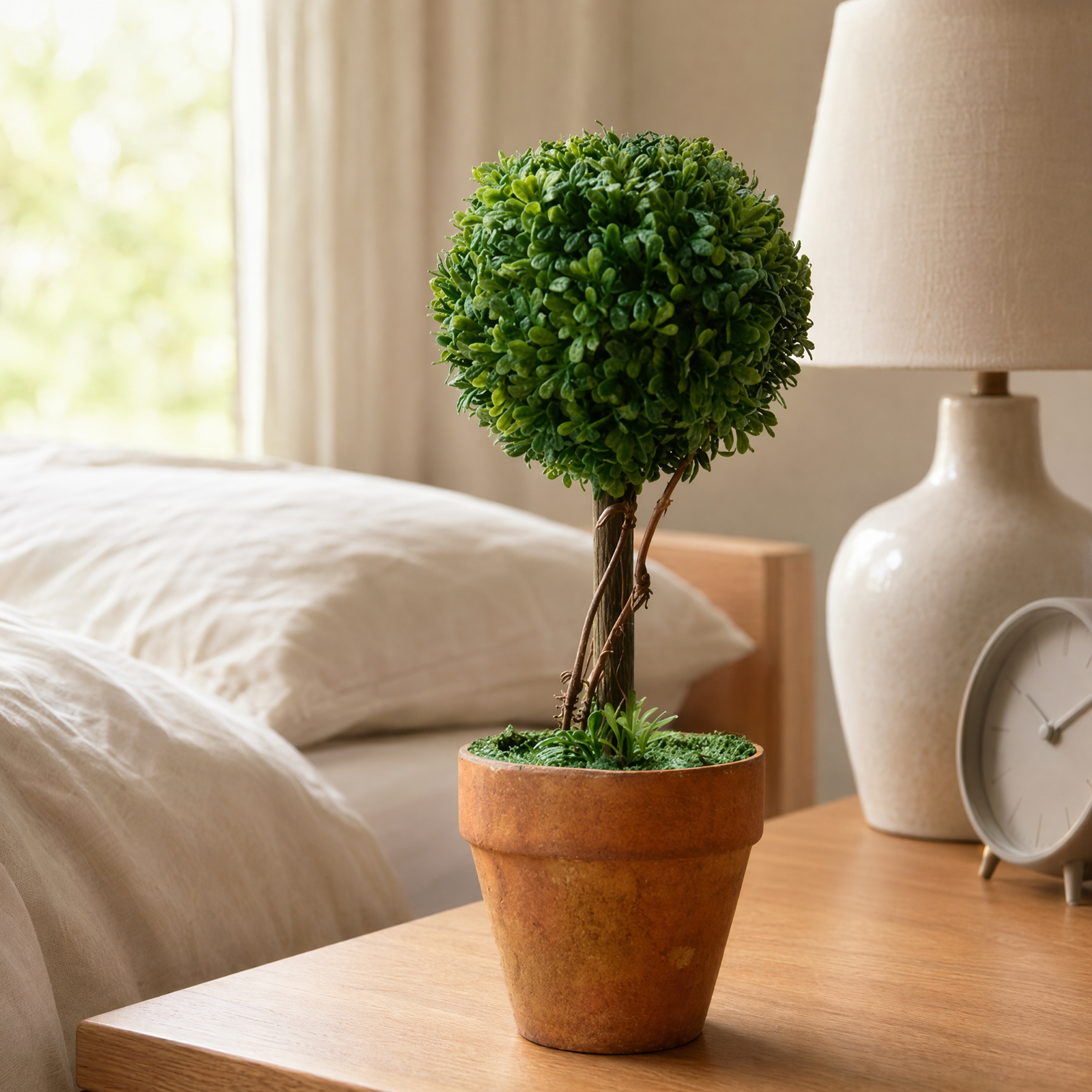 ของตกแต่งชั้นวางต้นไม้ปลอมขนาด - Plant Pot Small Desk บทวิจารณ์และราคา