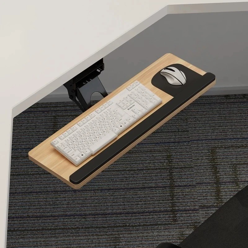 ถาดวางคีย์บอร์ดใต้โต๊ะพร้อมแผ่ - Desk Setup Home บทวิจารณ์และราคา