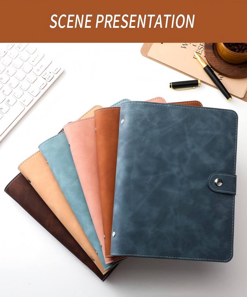 สมุดบันทึกปกหนัง PU แบบนิ่ม A5 - Ring Binder Box บทวิจารณ์และราคา