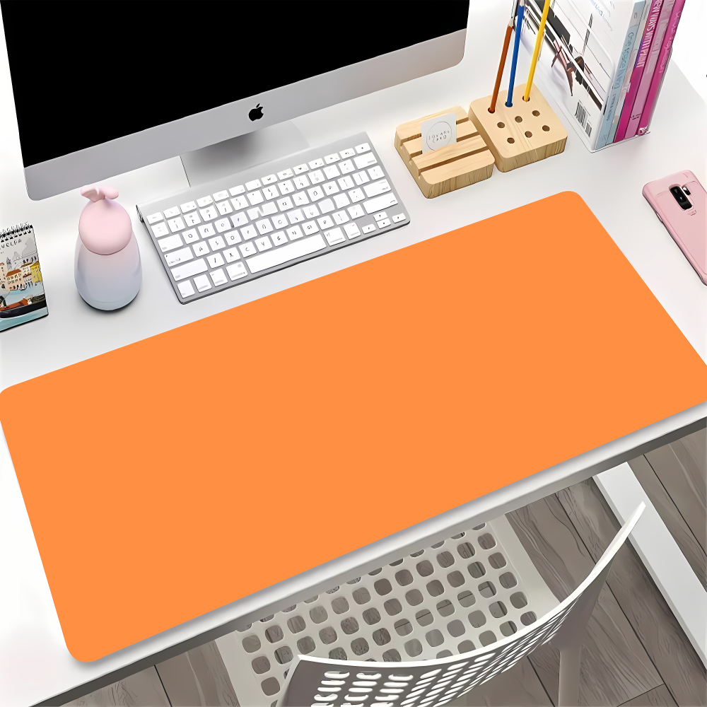 สีทึบ Gaming Mouse Pad Gamer ถ - Desk Setup Accessories Aesthetic บทวิจารณ์และราคา