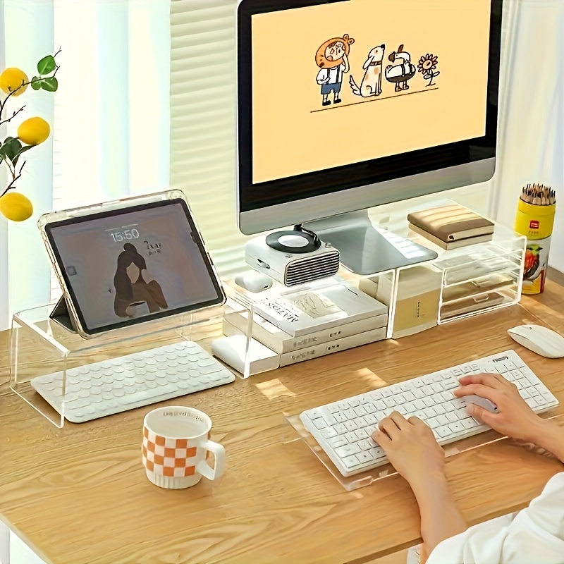 ขาตั้งคีย์บอร์ดอะคริลิค ตัวจัด - Desk Setup Design บทวิจารณ์และราคา