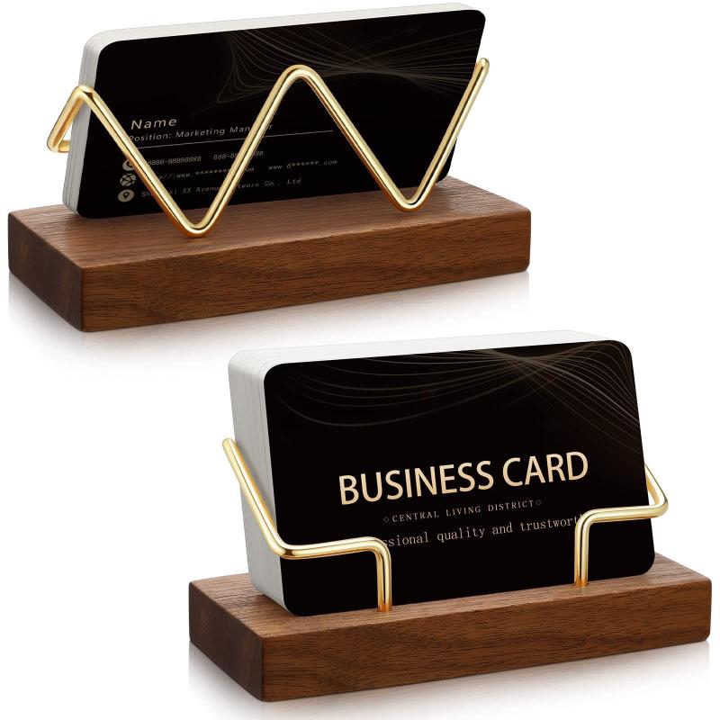 【A8】ที่ใส่นามบัตรไม้ ที่จัดระเ - Desk Setup Home บทวิจารณ์และราคา