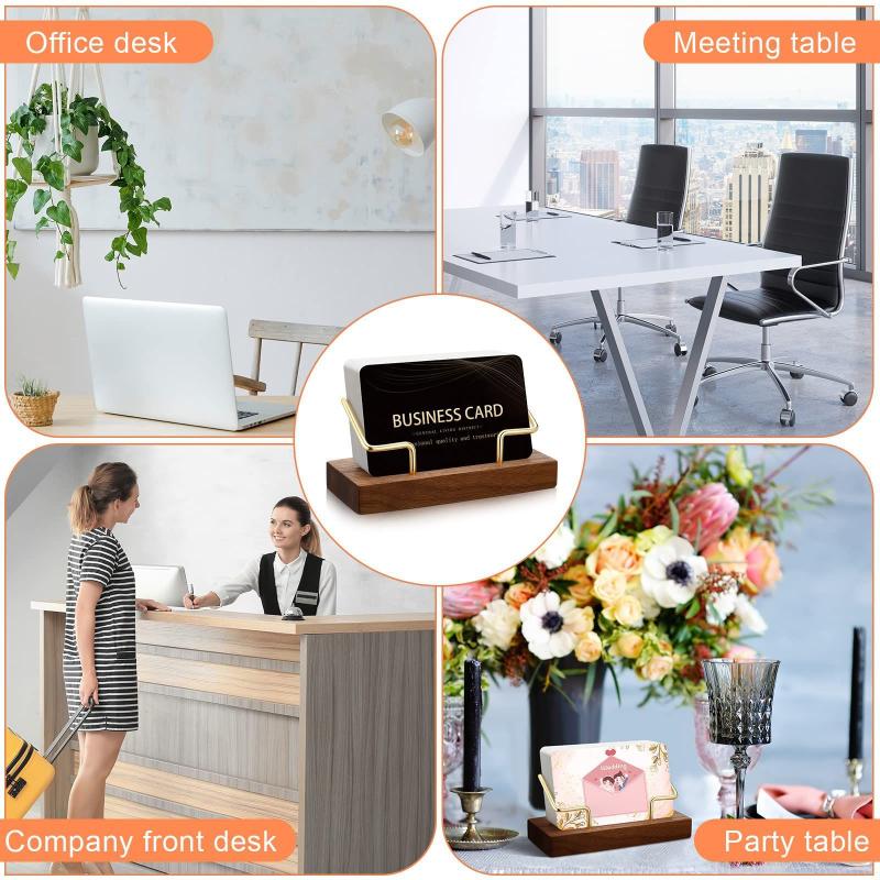 【A8】ที่ใส่นามบัตรไม้ ที่จัดระเ - Desk Setup Home บทวิจารณ์และราคา