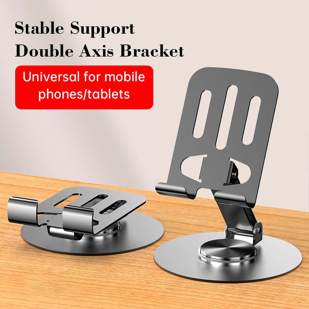 360 ° ขาตั้งโทรศัพท์แบบหมุนได้ - Dual Phone Holder บทวิจารณ์และราคา