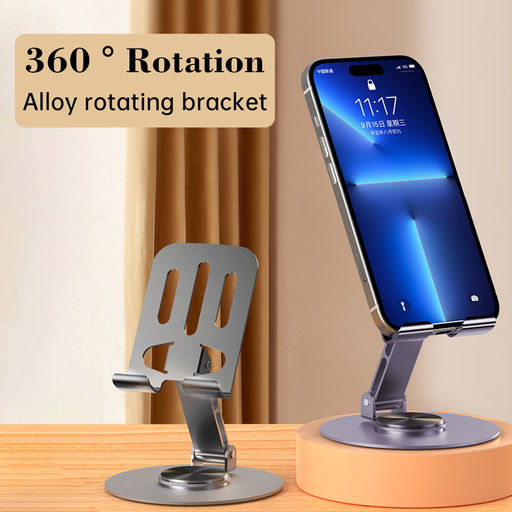 360 ° ขาตั้งโทรศัพท์แบบหมุนได้ - Dual Phone Holder บทวิจารณ์และราคา