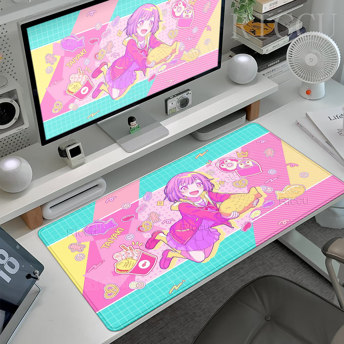แผ่นรองเมาส์เกมโปรเจ็กต์เซไค P - Desk Setup Accessories Aesthetic บทวิจารณ์และราคา