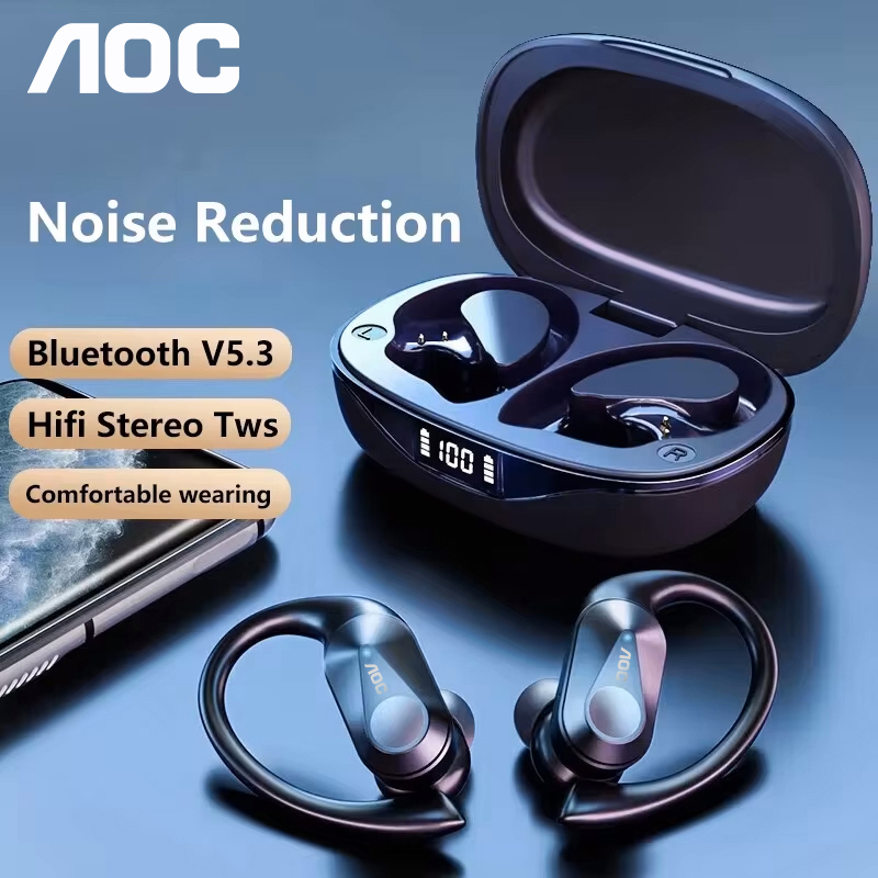 ช้อยส์ AOC ชุดหูฟังกีฬาไร้สายบ - Headphone Hook Under บทวิจารณ์และราคา