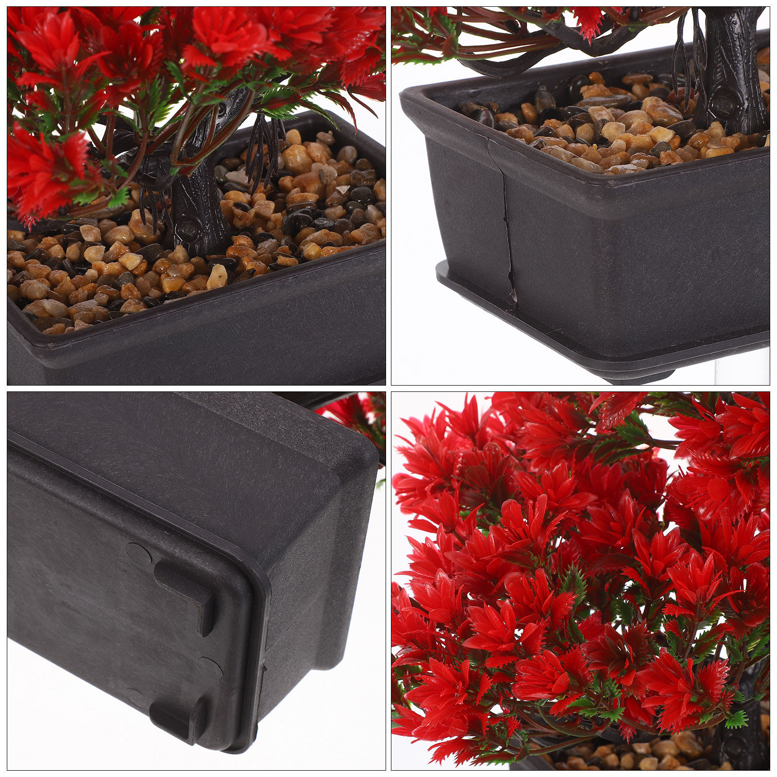 ต้นบอนไซประดิษฐ์ในกระถางขนาดเล - Plant Pot Small Desk บทวิจารณ์และราคา