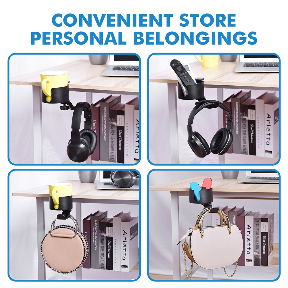 ขาตั้งหูฟังแบบหนีบขอบโต๊ะ อลูม - Desk Setup Headphones บทวิจารณ์และราคา