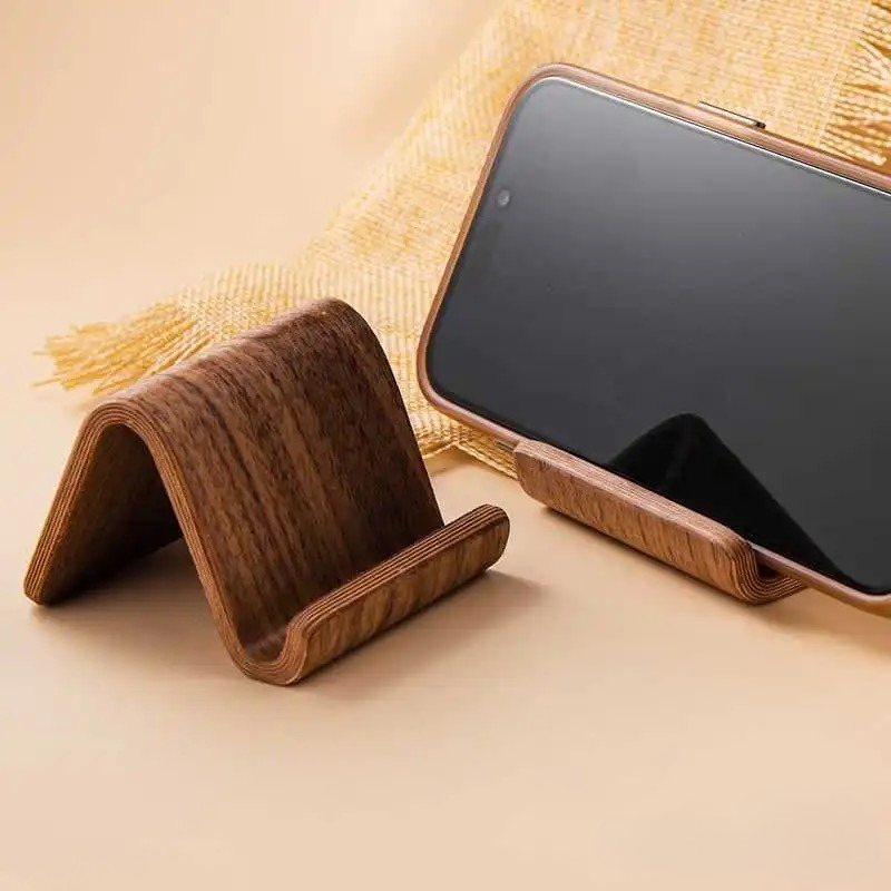 ขาตั้งโทรศัพท์ไม้เนื้อแข็งวอลน - Desk Setup Home บทวิจารณ์และราคา