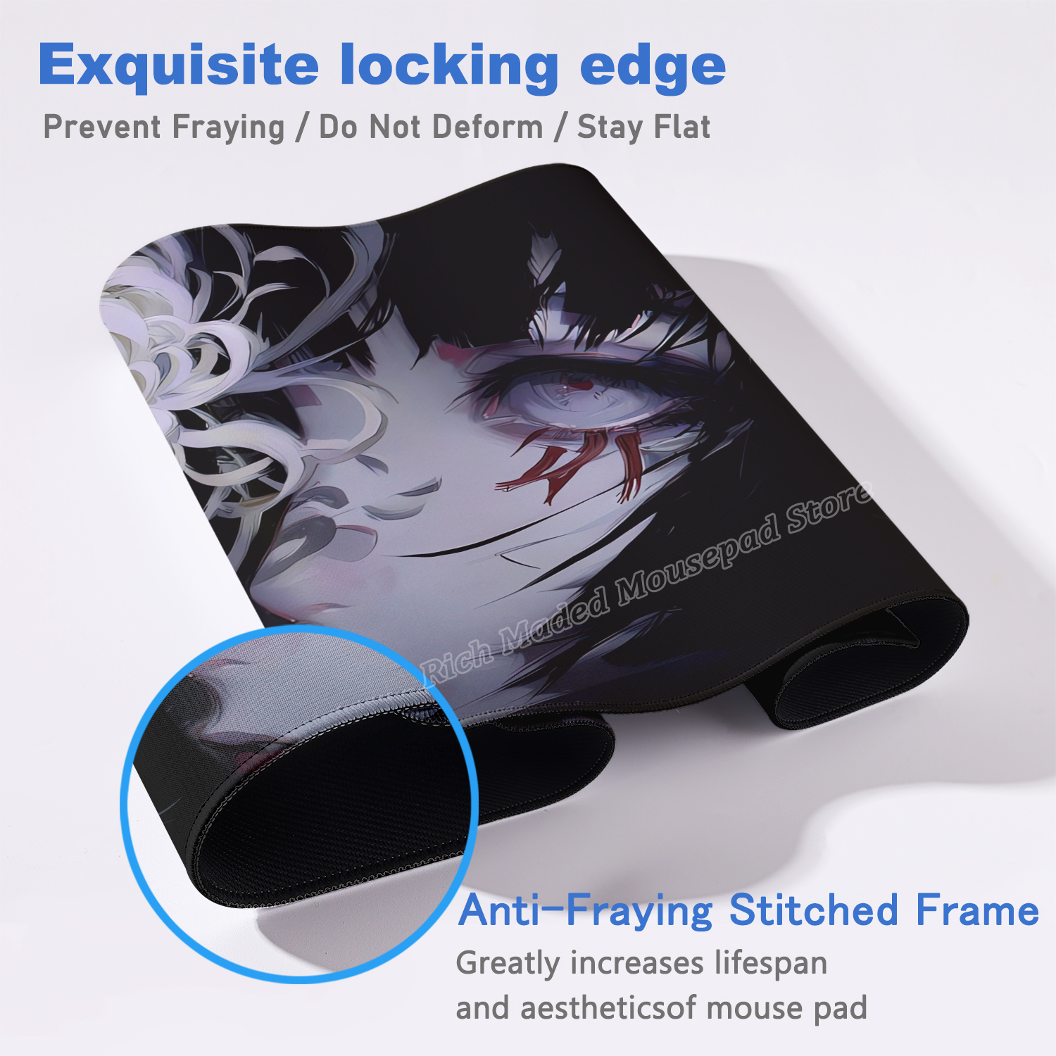 แผ่นรองเมาส์ลายอนิเมะสาวสวย สำ - Desk Setup Accessories Aesthetic บทวิจารณ์และราคา