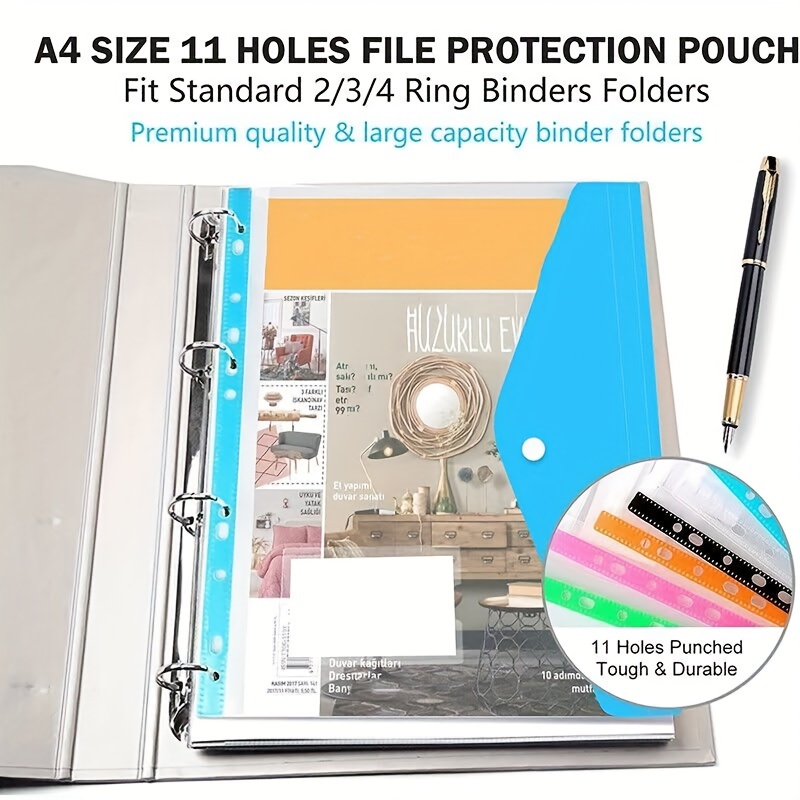 แฟ้มพลาสติกหลากสีพร้อมกระดุมล็ - Ring Binder Box บทวิจารณ์และราคา