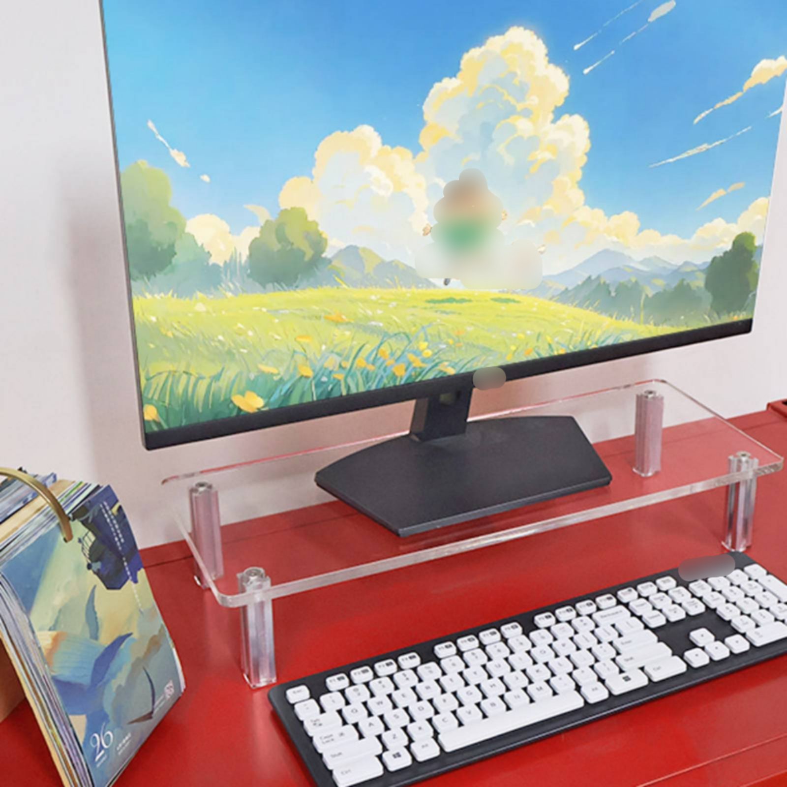 ขาตั้งจออะคริลิก โปร่งใส มองเห - Setup Desk Monitor บทวิจารณ์และราคา